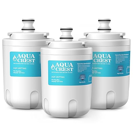 AQUACREST UKF7003 Filtros de agua para frigorífico, Compatible con ...