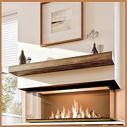 Avana Floating Fireplace Mantle - Mantles for Over