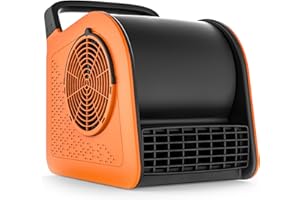 Puligoth Air Mover Blower Fan: High Velocity Floor Fans for Cooling and Drying, Carpet Dryer with Heater, Filter, UV Light, 3