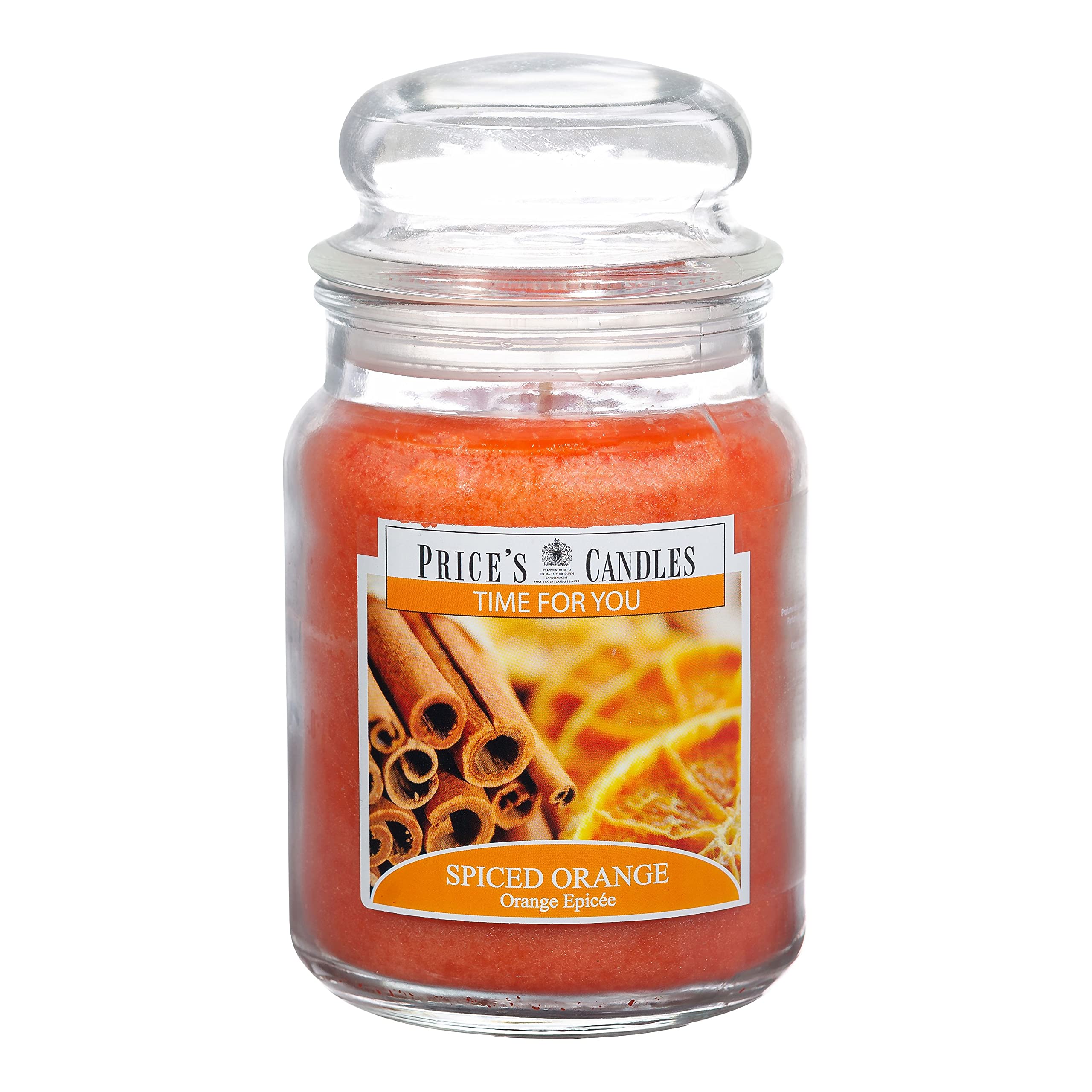 Price's - Time for You Large Jar Candle - Sweet, Delicious Fragrance - Long Lasting Scent - Up to 100 Hour Burn Time - Ideal for All Occasions