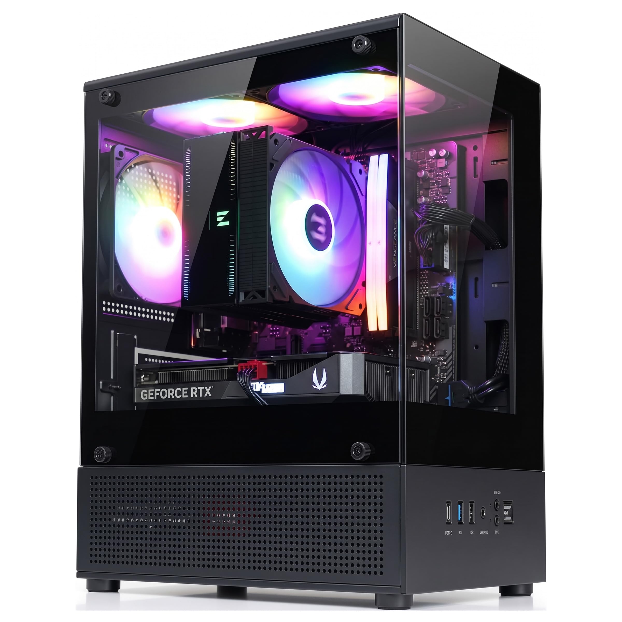Zalman CUBIX-G Micro-ATX MATX Compact Mini Tower Gaming PC Case