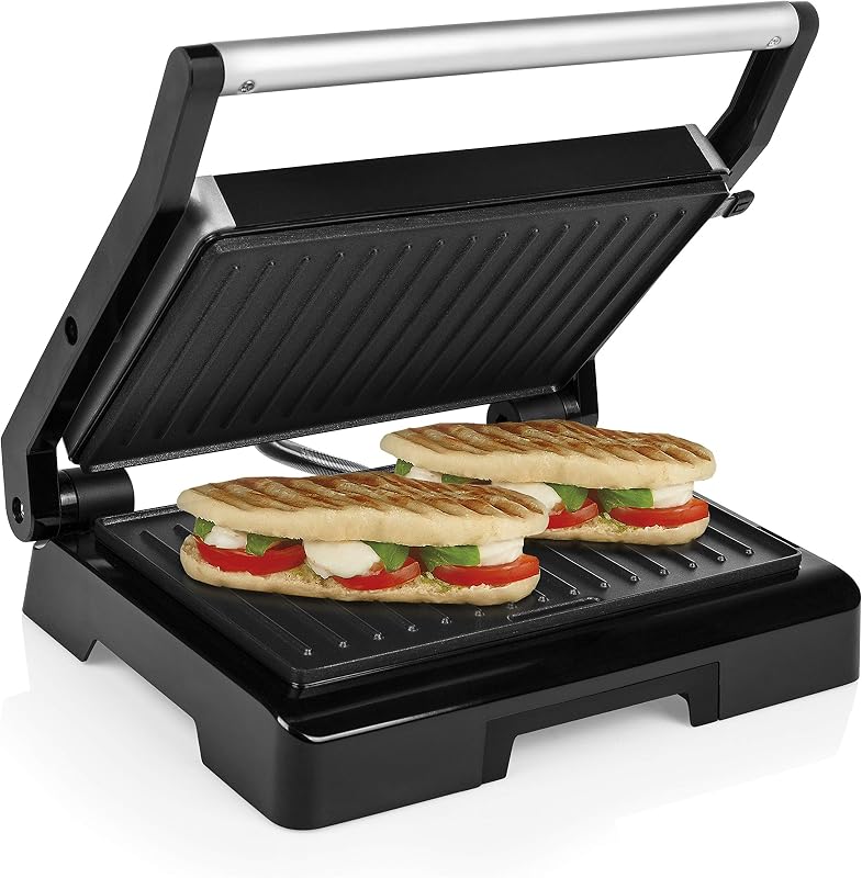 Parrilla de contacto, 23 x 14,5 cm, 1000 W, Tapa Flotante