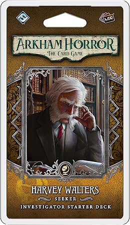 Amazon Arkham Horror Lcg ハーヴェイ ウォルターズ 捜査官スターターデッキ カードゲーム トランプ おもちゃ
