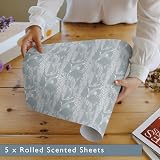 The Master Herbalist Scented Drawer Liners - Classical Heron Design view 6