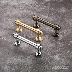 Alzassbg 10 Pack Polished Chrome Cabinet Pulls, 3