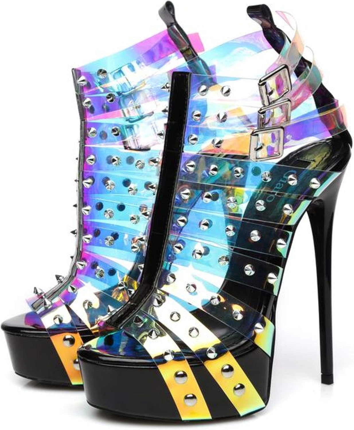 Ankle Boots Giaro Slick Stiletto Black Shiny ESSENCE Giaro SLICK