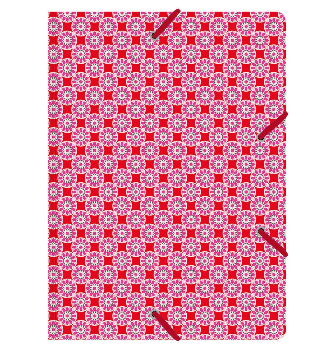 Cedon 2029229 Deluxe Portfolio Folder A4 Tile Pink/Red