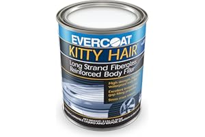 Everocat Kitty Hair Long Strand Fiberglass Reinforced Filler for Fiberglass & Sheet Metal - 32 Fl Oz