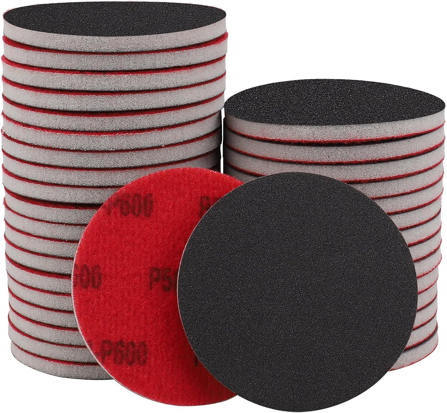 Shineboc Sanding Sponge Set 600 Grit Sanding Pads, Flexible Sandpaper Block Coarse and Fine, Foam Sanding Pads Washable and Reusable, Wet and Dry Sandpaper