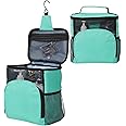 Kitinjoy Shower Caddy Portable, Shower Caddy Dorm/College, Shower Bag, Large Capacity, Quick Dry, With Metal Hook, Travel Mes