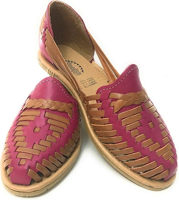 Women's Huarache Sandals. Closed Toe Mexican Leather