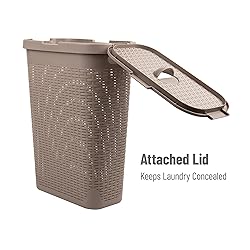 Mind Reader 40L Slim Laundry Hamper, Clothes