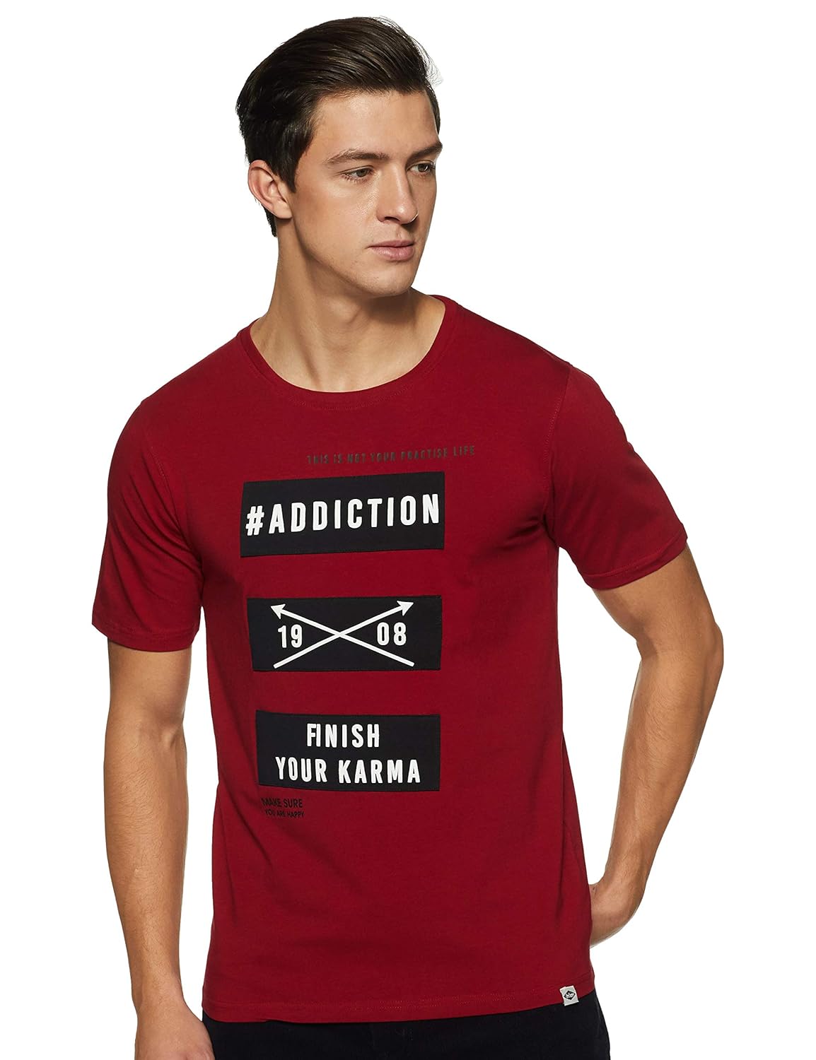 LEE COPPER Men's Printed Regular Fit T-Shirt