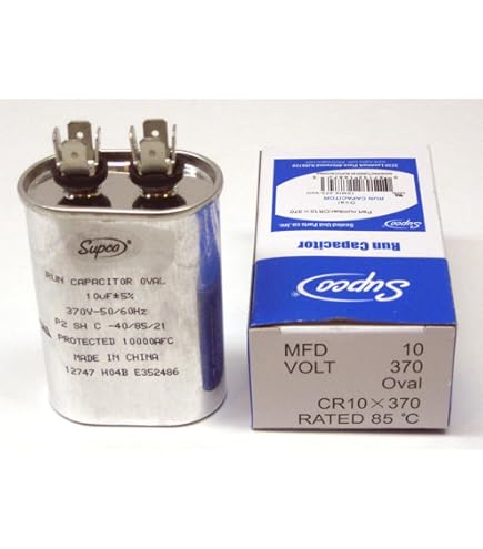 ECOX　3705V　DIANO 025-38626-000-10 uf MFD 370 Volt VAC - York Oval Run