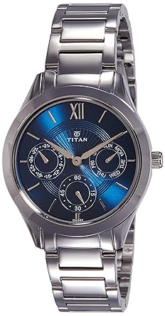 Analog Blue Dial Women's Watch-NK2570SM01