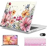 Mektron Case for M5 MacBook Pro 14 inch 2025 Model A3434 A3112 Fit 2024-2021 Model M4 A3112 A3401 A3185 M3 A2918 A2992 M2 A2779 M1 A2442 Pro/Max, Hard Shell Cover for MacBook Pro 14", Colorful Floral