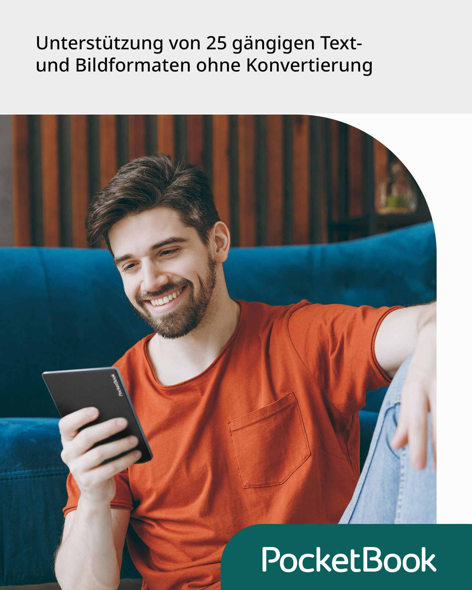 Pocketbook Verse Pro Color Blaugrau 16GB eBook-Reader 6" Dach-Version Touch eINK 7