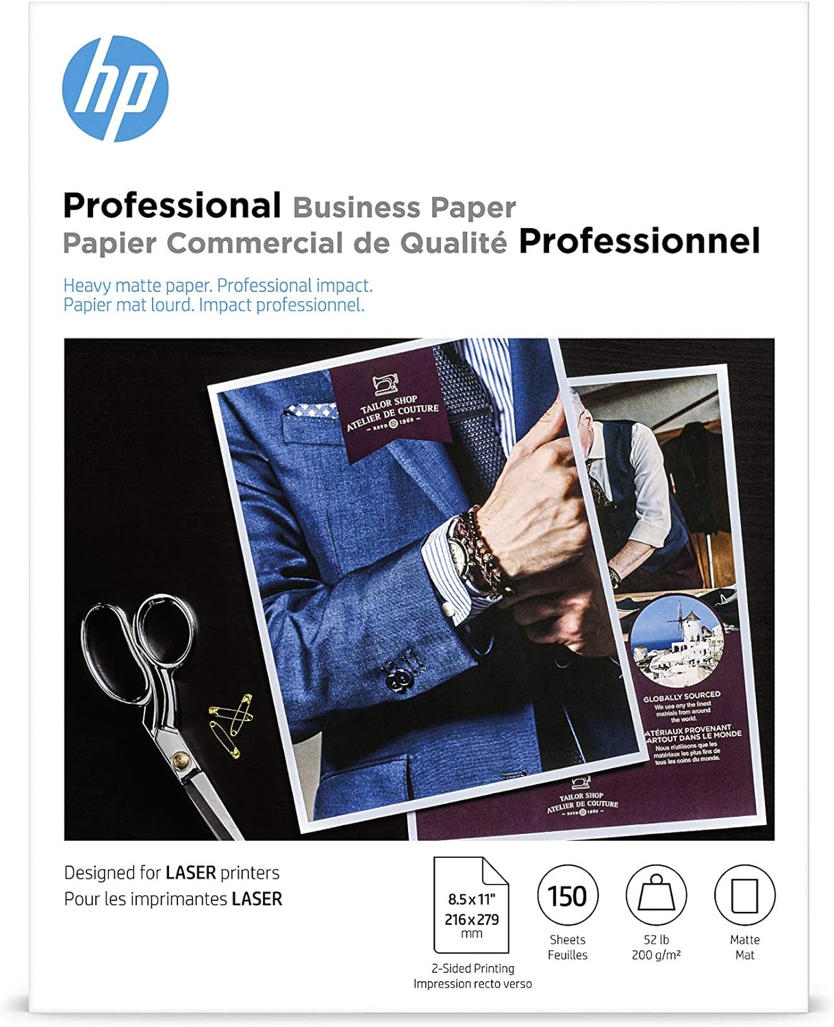 HP Brochure Paper Matte 8.5x11 150 Sheets Office