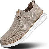 Mens Slip-on Loafers Comfortable Boat Shoes Casual Walking Sneakers Mesh Business Oxfords Work Lightweight Soft Sole