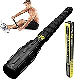 Physix Gear Sport Muscle Roller Stick for Athletes - Best Deep Tissue Massager for Trigger Points, Leg Cramps, Quads, Calf & Hamstring Tightness - Myofascial Release - Reach Places Foam Rollers Can't