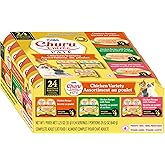 INABA Churu Entree Pate Wet Cat Food Cup, Chicken Variety, 12ct | Complete &amp; balanced wet cat food, Digestive support, Immune support, 84% moisture, Soft pate, 6 x 2.46 oz twin cups