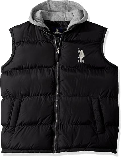 us polo assn men's puffer vest