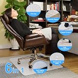 Trintion Office Chair Mat for Carpet 90x120cm Non-Slip PVC Floor Mat view 8