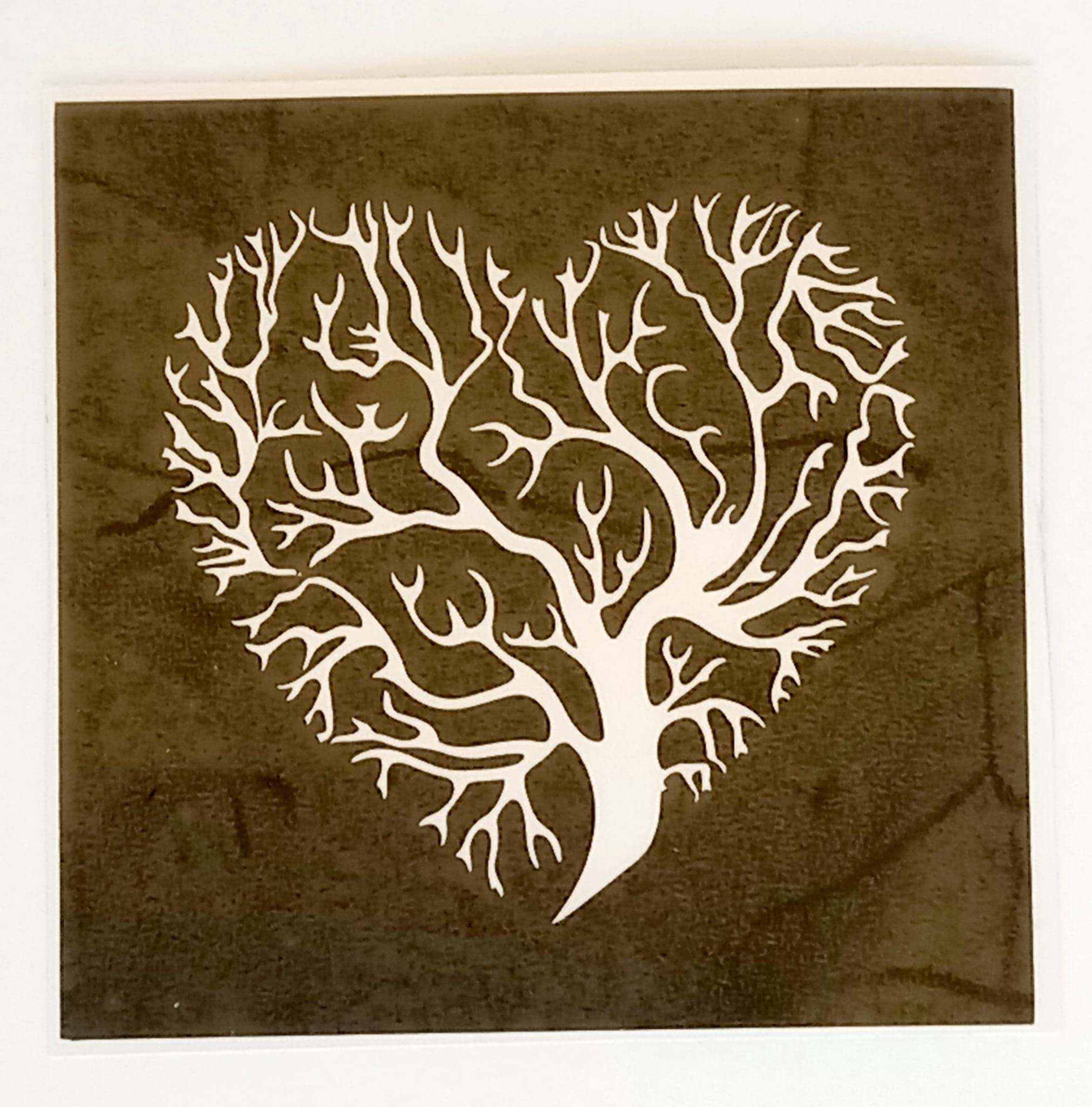 Dazzle Glitter Tattoos Stencil, 10 x Tree of life for Glass Etching, Special Occasion Gift Present