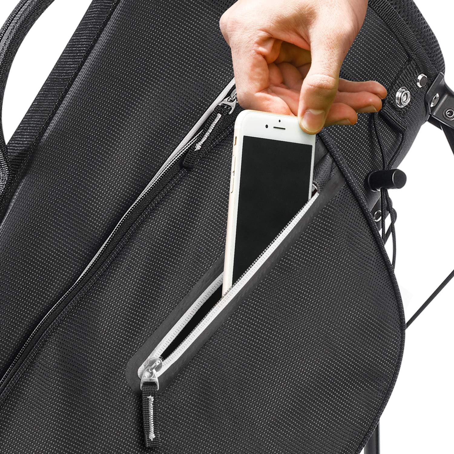 Izzo Ultra Lite Stand Bag, Black : Sports & Outdoors