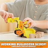 Rubble & Crew Rubble’s Bulldozer Toy Truck with Movable Parts view 5