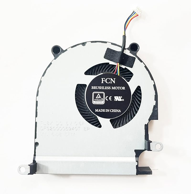 Fleshy Leaf Cooling Fan for Dell WD19 WD19TB WD19TBS WD19DC WD19DCS Docking