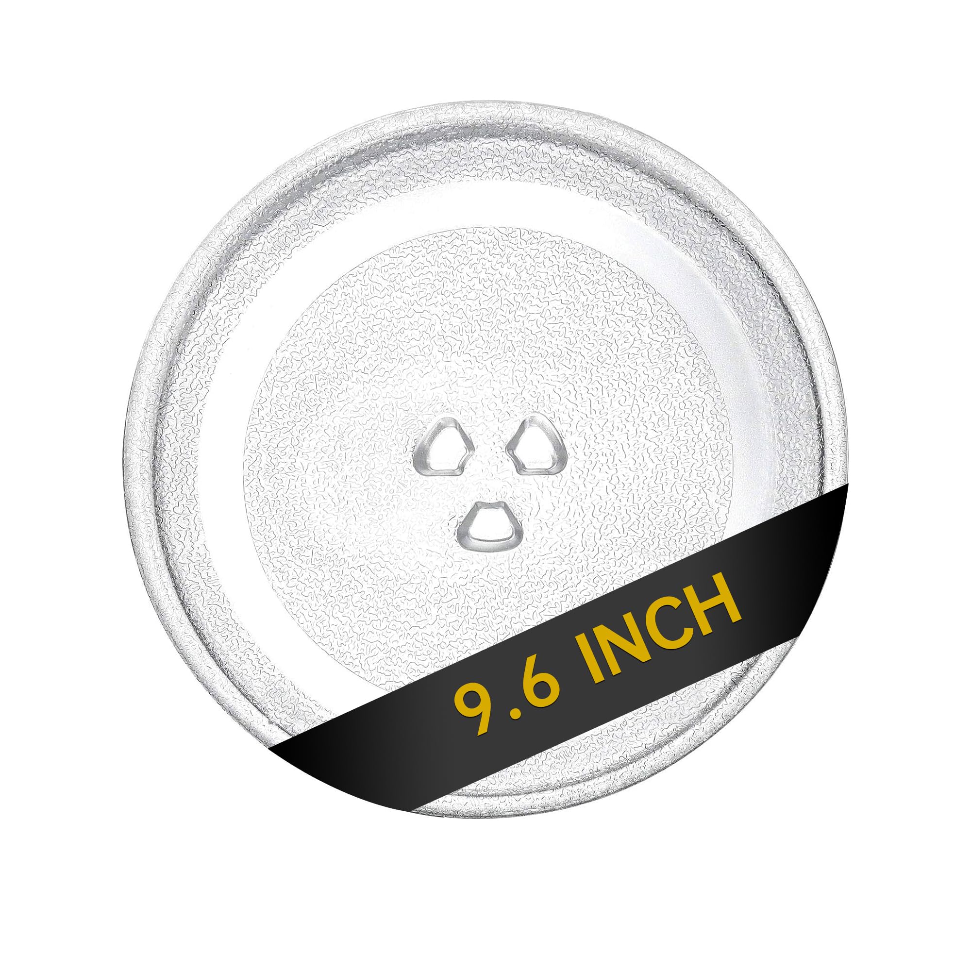 Photo 1 of Rotaglass 9.6" Microwave Glass Turntable Plate, 9.6" / 24.4cm Microwave Tray Replacement Glass Plate, Glass Tray Replacement for LG, GE, Magic Chef, Hotpoint, Panasonic, Kenmore, etc