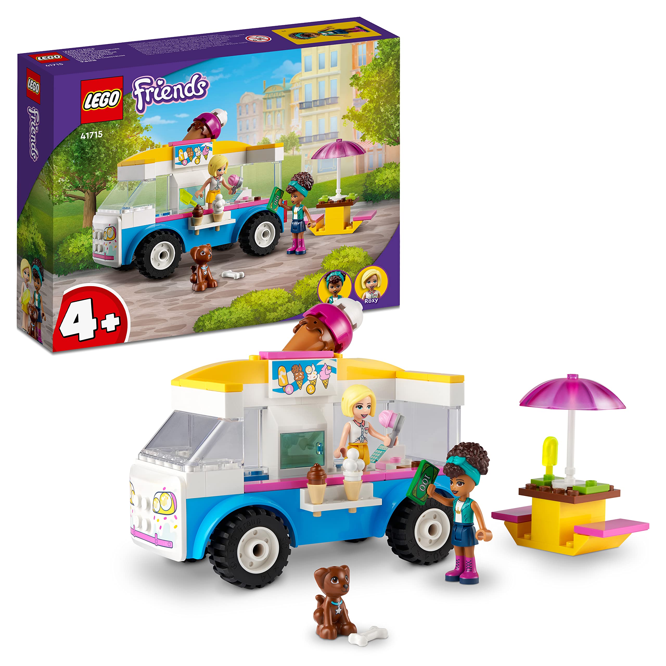 LEGO Friends Ice-Cream Truck 41715 Building Kit; Creative Toy That Grows Imaginations; Gift for Ice-Cream Lovers and Kids Aged 4 and over (84 Pieces)