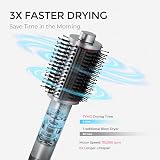TYMO AIRBEAM Hair Dryer Brush UK Low-Noise Ionic Blow Dry Hot Air Brush view 2