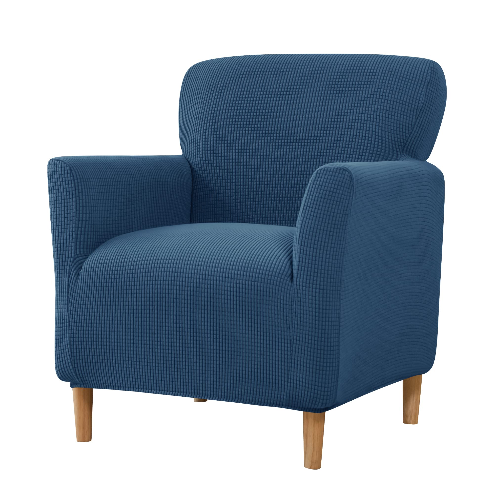 Photo 1 of LiveGo Stretch Mid Century Modern Armchair Slipcover 1-Piece Jacquard Accent Chair Covers with Arms Soft Waterproof Chair Slipcovers for Living Room Furniture Protector Office Reception Reading