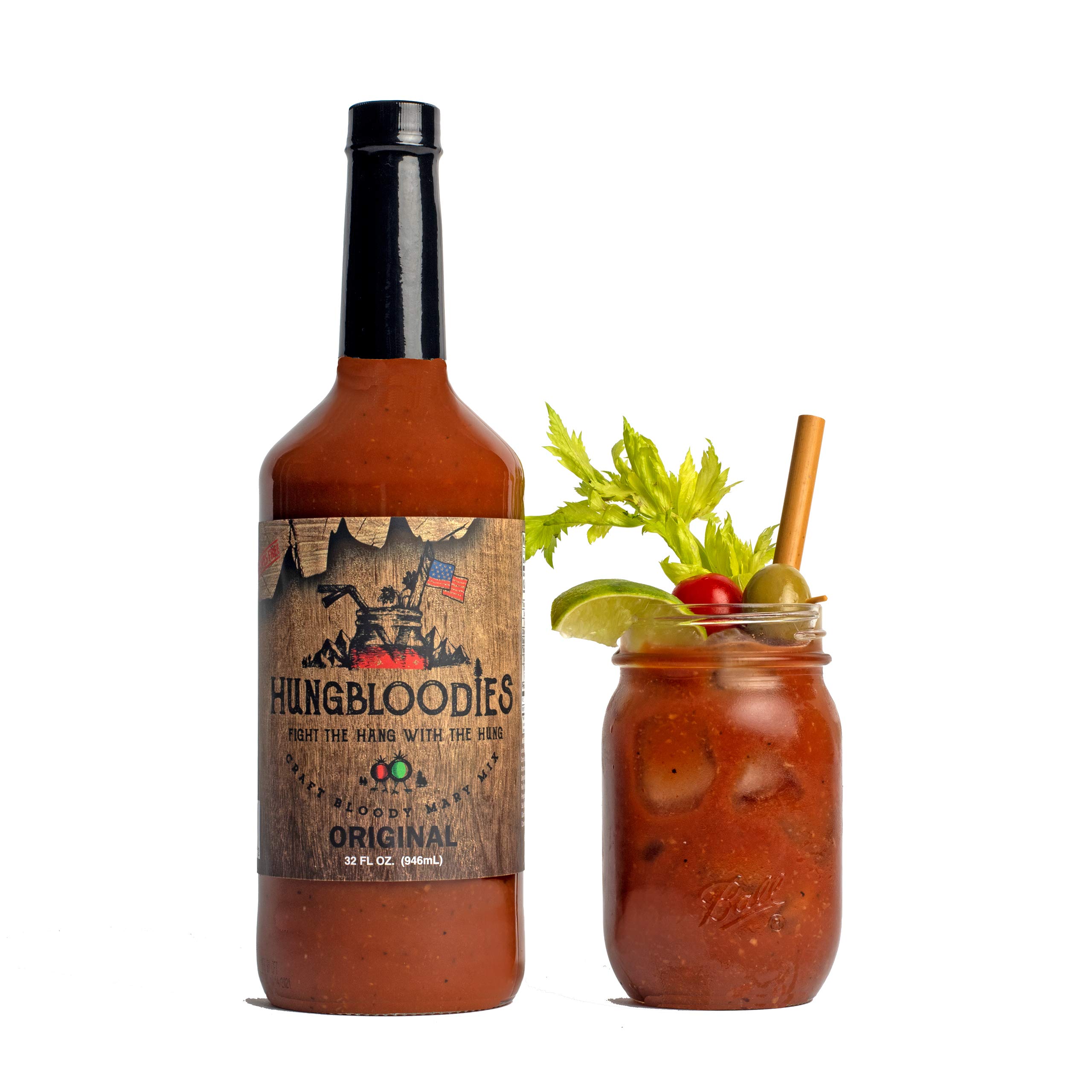 Buy HungBloodies Original Craft Bloody Mary Mix 32 oz "Fight the Hang