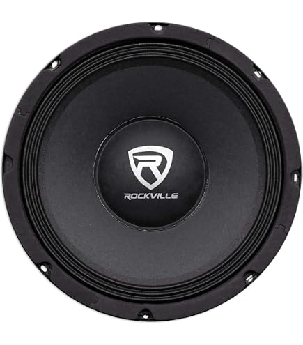 Amazon.com: Rockville RM108PRO Mid-Range Pro Car Speaker, 10