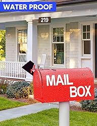 Seloom 148 PCS 3" Reflective Mailbox Numbers