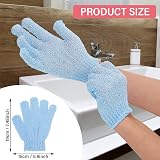 Sibba 6Pcs Exfoliating Gloves Body Scrub Mitts for Shower & Spa view 2