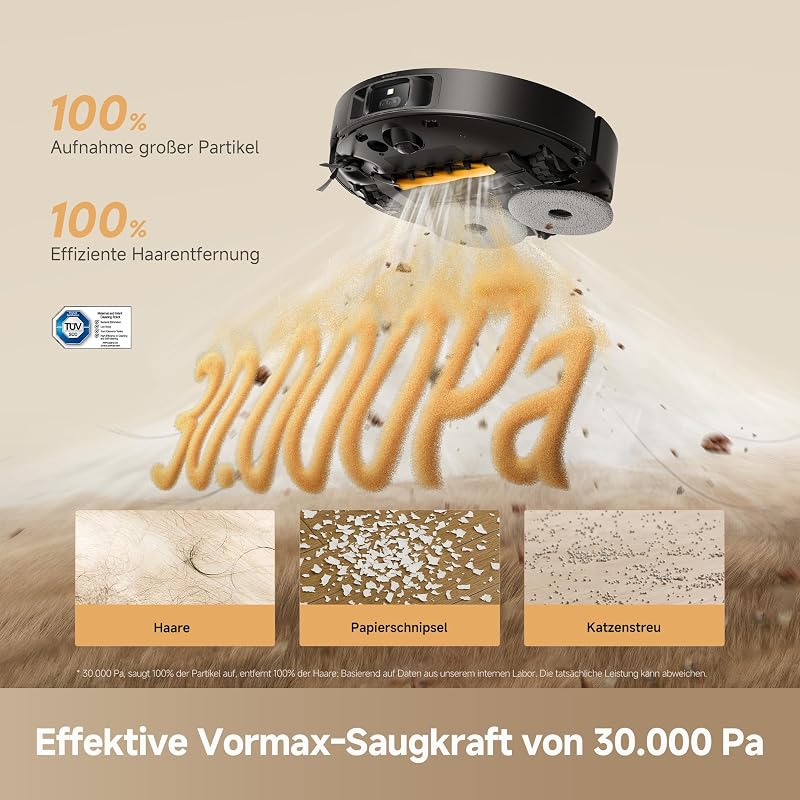 L50s Pro Ultra Saugroboter mit Wischfunktion, 30.000 Pa