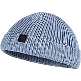 DASMINI Fisherman Beanie Hats for Men Women,Knit Trawler Skull Cap,Watch Cap,Spring Fall Winter Warm Short Hats