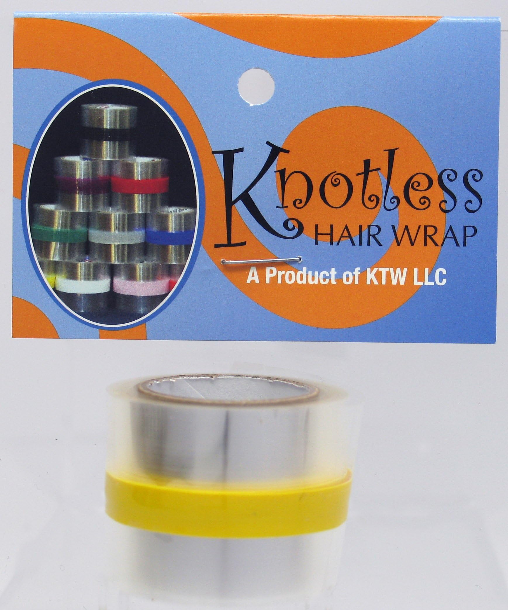 Knotless Hair Wrap Yellow 5 Ft