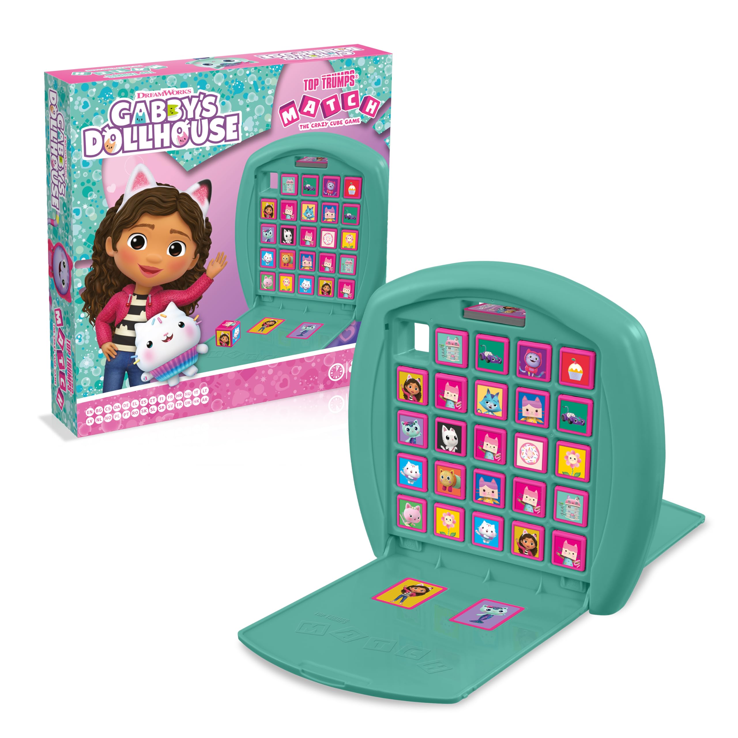 Photo 1 of Top Trumps Match Game Gabby's Dollhouse - Family Board Games for Kids and Adults - Matching Game and Memory Game - Fun Two Player Kids Games - Memories and Learning, Board Games for Kids 4 and up