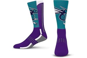 For Bare Feet Unisex Kid's NBA Logo Zoom Mesh Secondary Color Crew Sock Youth