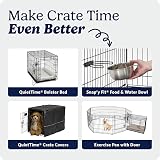 MidWest iCrate 106 cm Single Door Folding Dog Crate with Divider Panel view 9