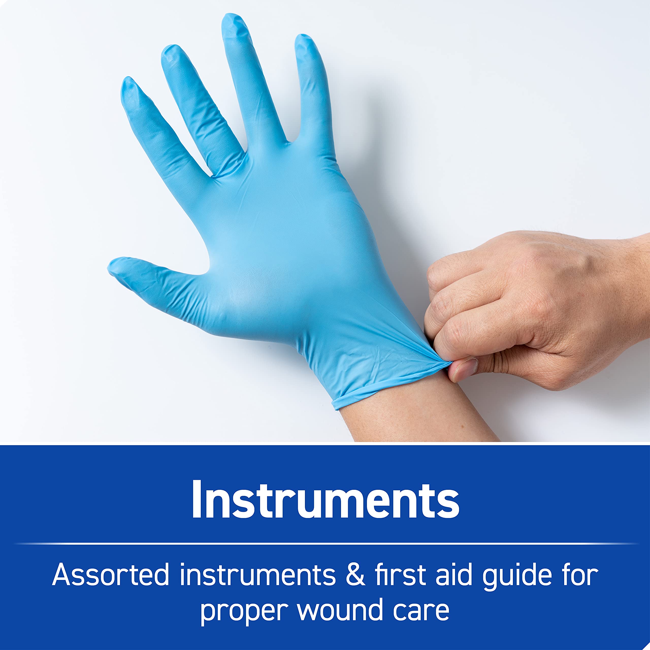 Care Science First Aid Kit, 110 Pieces Professional Use For Travel