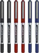 uni-ball Eye Micro Ub-150E Gel Ink Pen 0.5 mm Pack of 6 Black Blue Red view 2