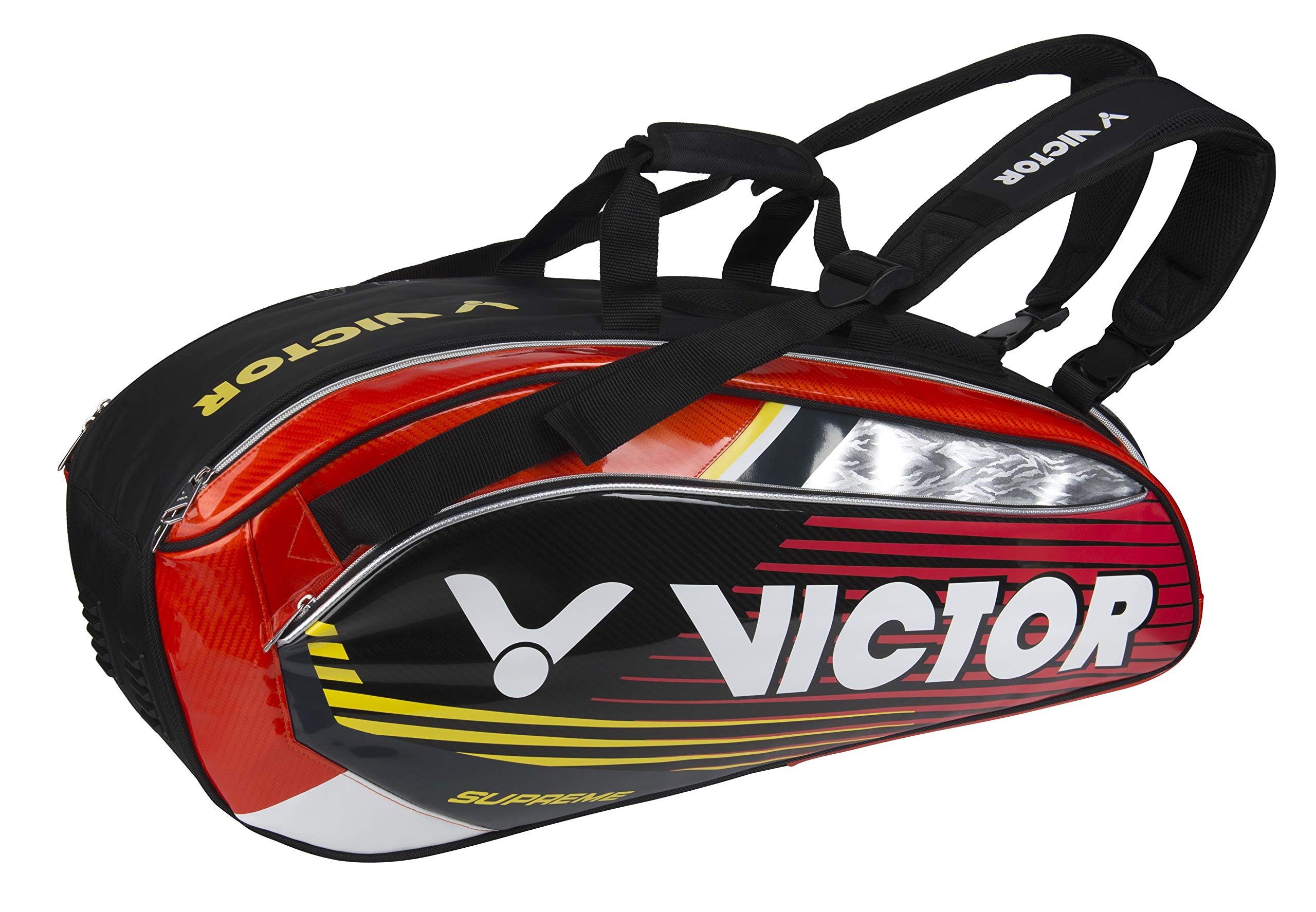 Mua VICTOR BR9207-OC Badminton Racket Bag (with Backpack), Round 6 Pieces,  Orange, Black trên Amazon Nhật chính hãng 2024 | Fado