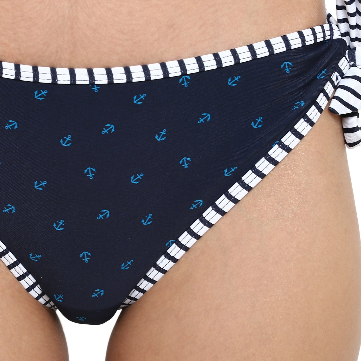 kvl womens printed bikini swimsuit bottom - off white