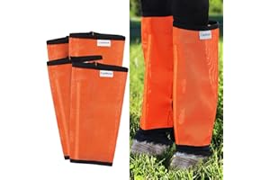 CareMaster Fine Mesh Fly Boots Loose Fitting & Non-Slip Horse Fly Leggings No More Horsefly Nuisance Greatly Reduce Stomping Breathable with Natural Air Flow (Set of 4)